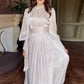 Women's Elegant Lantern Long-Sleeve Maxi Dress