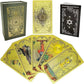 🔥Explora El Mundo Místico del Tarot Tarot de Láminas de Oro🔥