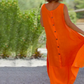 Women’s Casual Round-Neck Sleeveless Dress