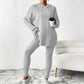 Women's Cozy Hooded Top & Leggings Two-Piece Set