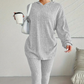 Women's Cozy Hooded Top & Leggings Two-Piece Set