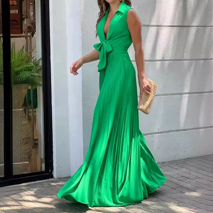Boho Chic V-Neck Wide-Leg Jumpsuit