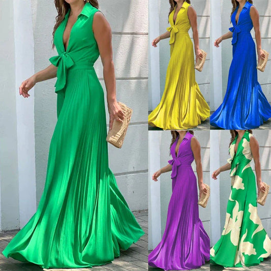 Boho Chic V-Neck Wide-Leg Jumpsuit
