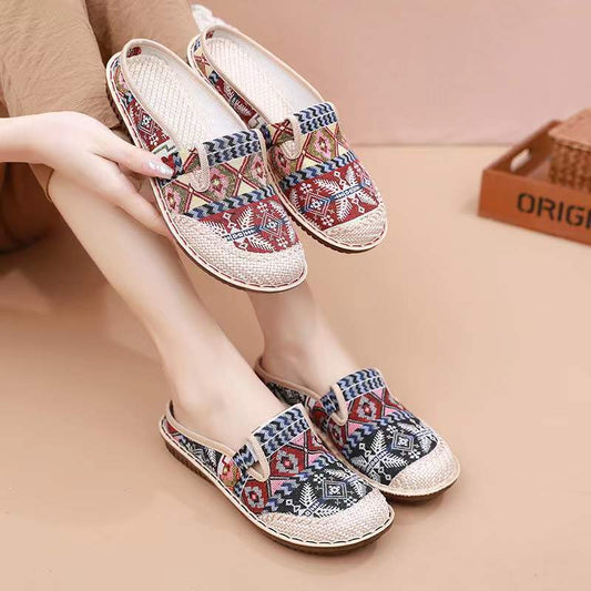 Wrapped head breathable linen slippers?LIMITED SALE 49% OFF