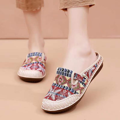 Wrapped head breathable linen slippers?LIMITED SALE 49% OFF
