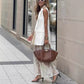 Sleeveless Blazer Vest & Lace Skirt 2-Piece Set