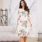 Blush Petal Flow Chiffon Dress