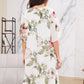 Blush Petal Flow Chiffon Dress