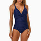Women's One Piece Ruched Tummy Control Swimsuit