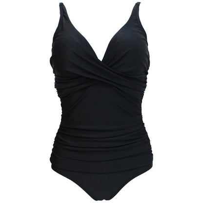 Women's One Piece Ruched Tummy Control Swimsuit