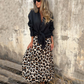 Women's Stylish Leopard Print Long Skirt