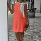 Women’s Casual Round-Neck Sleeveless Dress