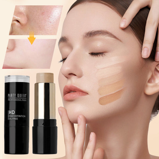🔥Buy more get more free🔥💖Natural Light Long-lasting Silky Concealer Shadow Rotating Foundation Stick🛍️  Perfect your look with our rotating foundation stick!