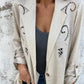 Women's Jacquard Lapel Collar Blazer Jacket