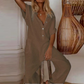 Women's Solid Button Down Jumpsuits with Pockets