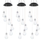Colorful LED Solar-Powered Light Bulb Wind Chimes
