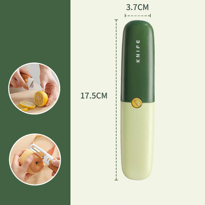 2 in 1 Portable Fruit & Paring Knife