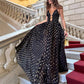 Spaghetti Strap Polka Dot Maxi Dress