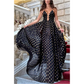 Spaghetti Strap Polka Dot Maxi Dress