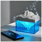 3-in-1 Glacier Night Light with Bluetooth Speaker