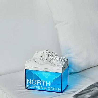 3-in-1 Glacier Night Light with Bluetooth Speaker