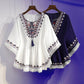 Women's Retro Loose Round Neck Top