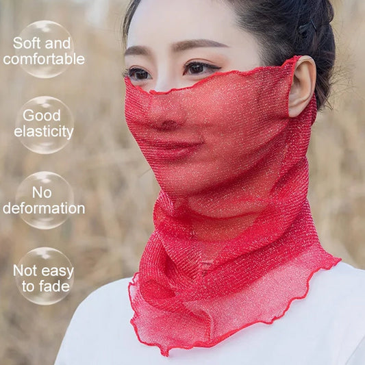 Versatile Scarf Ear Hanging Sunscreen Mask