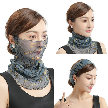 Versatile Scarf Ear Hanging Sunscreen Mask