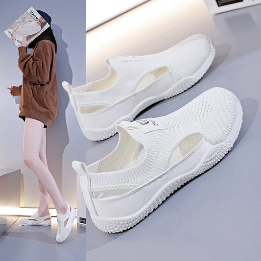Women's Breathable Mesh Slip-On Sneakers