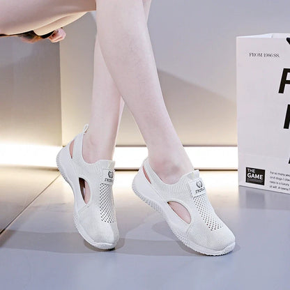 Women's Breathable Mesh Slip-On Sneakers