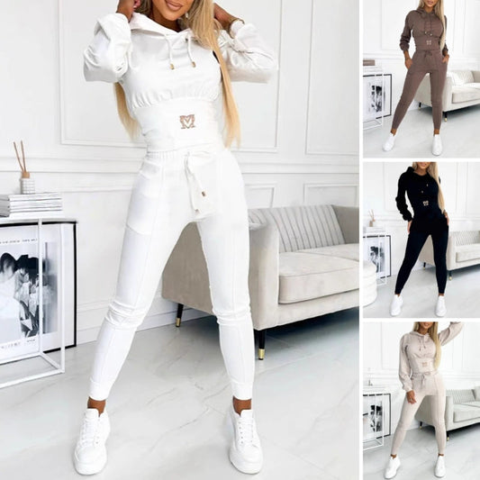 🌸🌸🌸2025 HOT SALE -50%OFF Women's Two-Piece Hooded Tracksuit Set（Buy 2 Free shipping✈️）