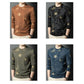 Men's Printed Round-Neck Long-Sleeve Tops