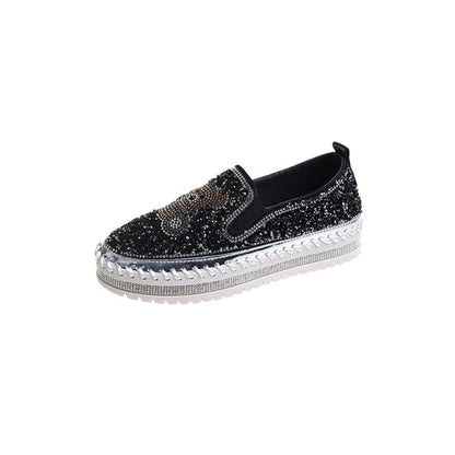 Women's Casual  Thick Sole Shoes With Bear Pattern