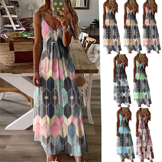 Boho Strappy Maxi Dress