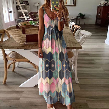 Boho Strappy Maxi Dress