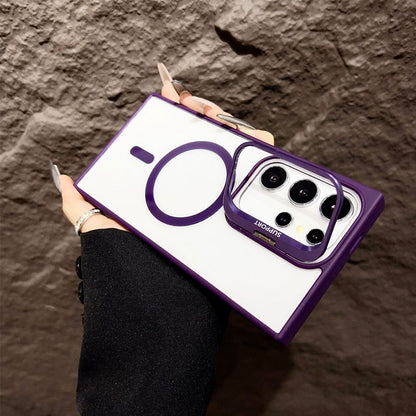Magnetic Phone Case with Kickstand for Samsung