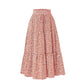 Women's Ruffle A-Line Midi Skirt