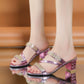 🔥New Arrival 2025🔥Women's Rhinestone-Embellished Block Heel Sandals