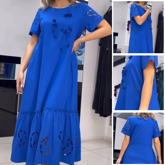 Women's Round Neck Loose Dress