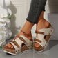 🔥LAST DAY PROMOTION - 50%OFF🔥Cutout Platform Wedge Sandals