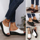 Open-Toe Chunky Heel Sandals for Women