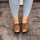 Open-Toe Chunky Heel Sandals for Women