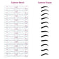 12PCS Eyebrow Stencil Kit with Headband