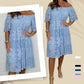 🎉2025 New Products Hot Sale✨Lace Hollow Patchwork Strapless Dress For Women