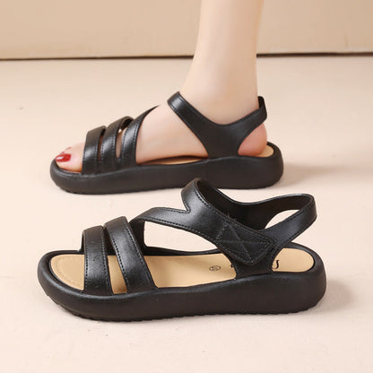 Lightweight, flat sandals for women
