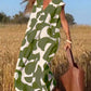 🎁 NEW IN 🔥V-Neck Print Dress