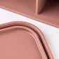 Microwave-Safe Compartmentalized Silicone Lunch Box