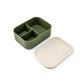 Microwave-Safe Compartmentalized Silicone Lunch Box