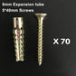 🔥It's on sale right now👉Upgraded Serrated Iron Expansion Screw💥50% off for a limited time ⏳ Hurry up and get one for your home!