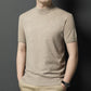 Men's Turtleneck Short-Sleeve Knit Top